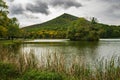 Sharp Top Mountain and Abbott Lake Royalty Free Stock Photo